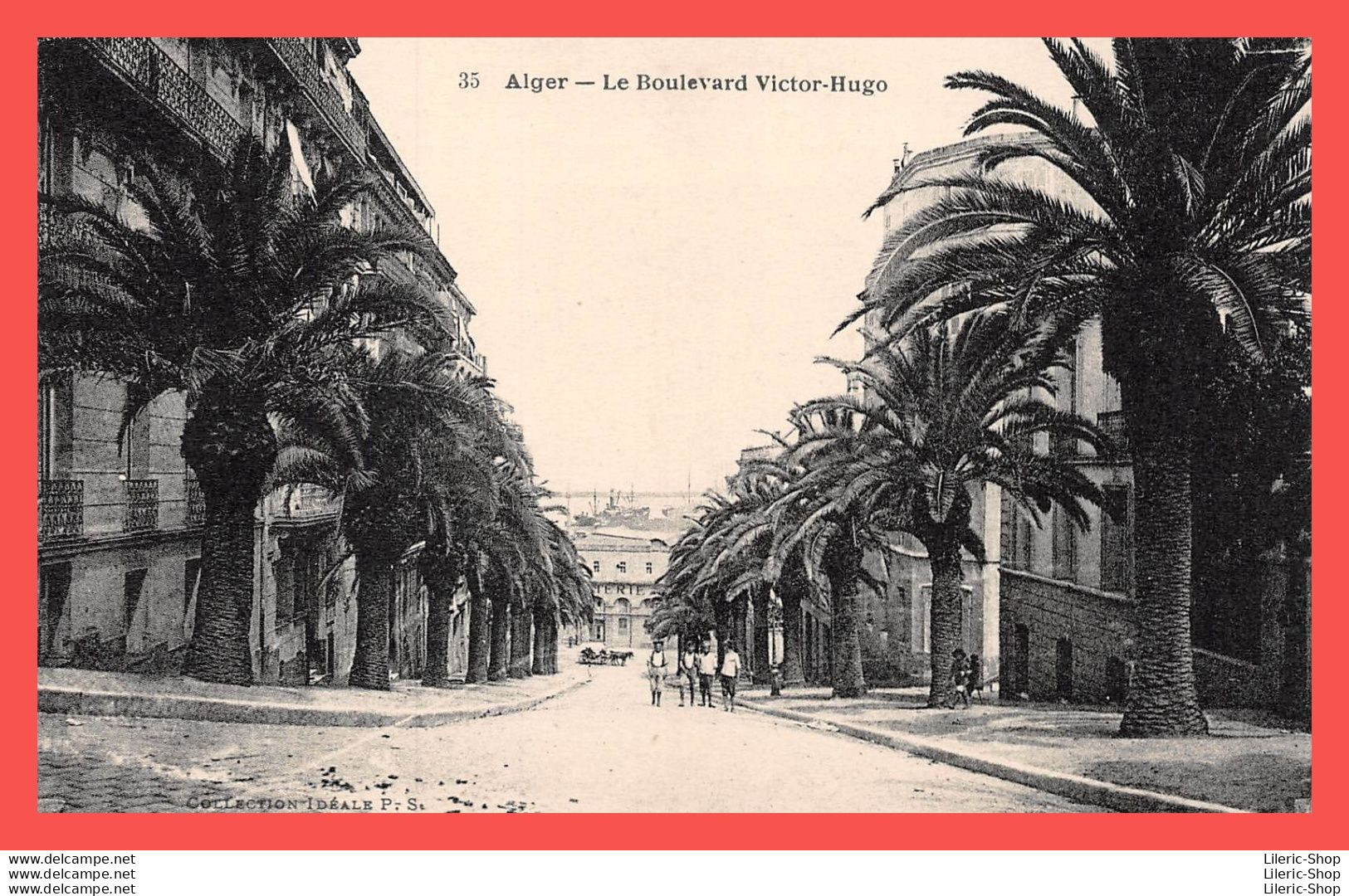 ALGER CPA ± 1910 LE BOULEVARD VICTOR HUGO - COLLECTION IDÉALE P.S N°35  - Algiers