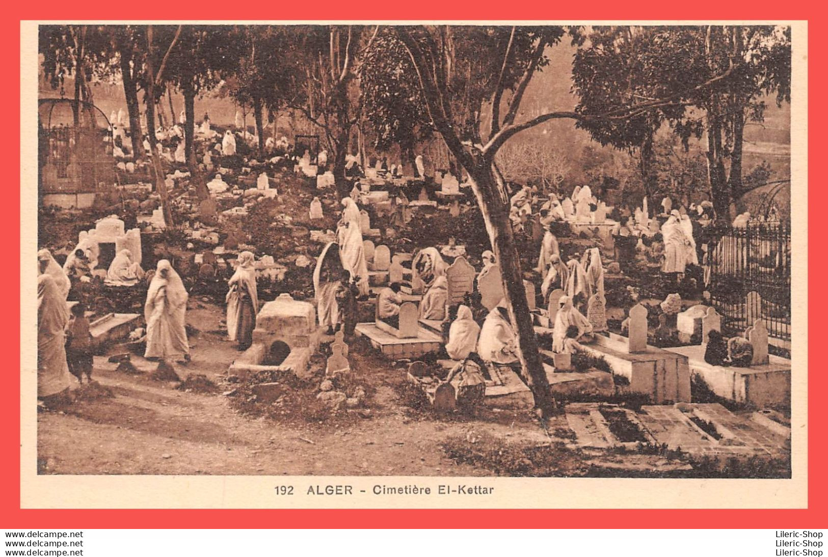 ALGER - CPA ±1930  -Cimetière Arabe D'El-Kettar - Édition L. & Y. Alger  - Algiers