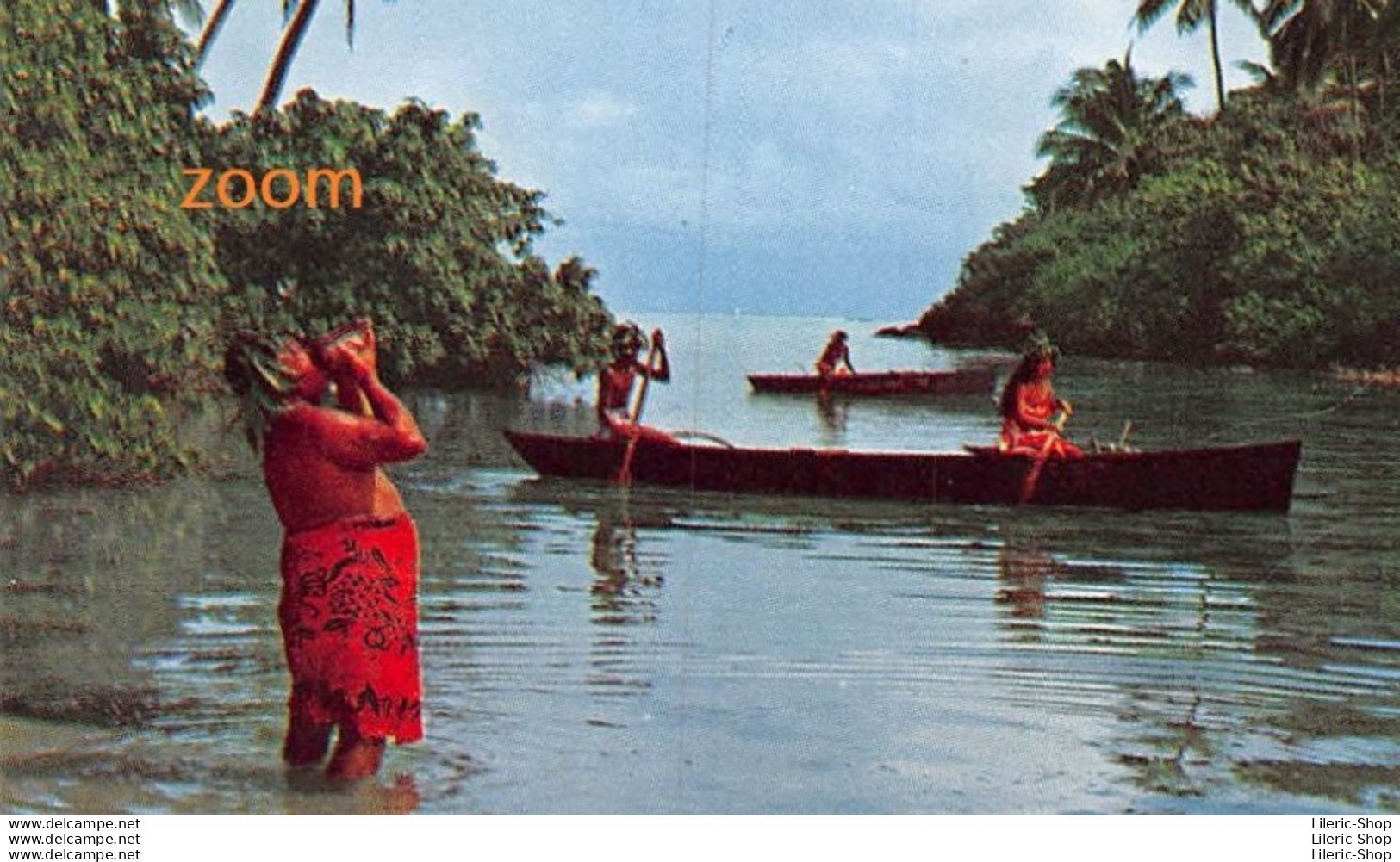 TAHITI -  L'appel Pour La Préparation De La  Pêche Aux Cailloux à Bora-Bora - Sincere Photo Cinema  - Tahiti