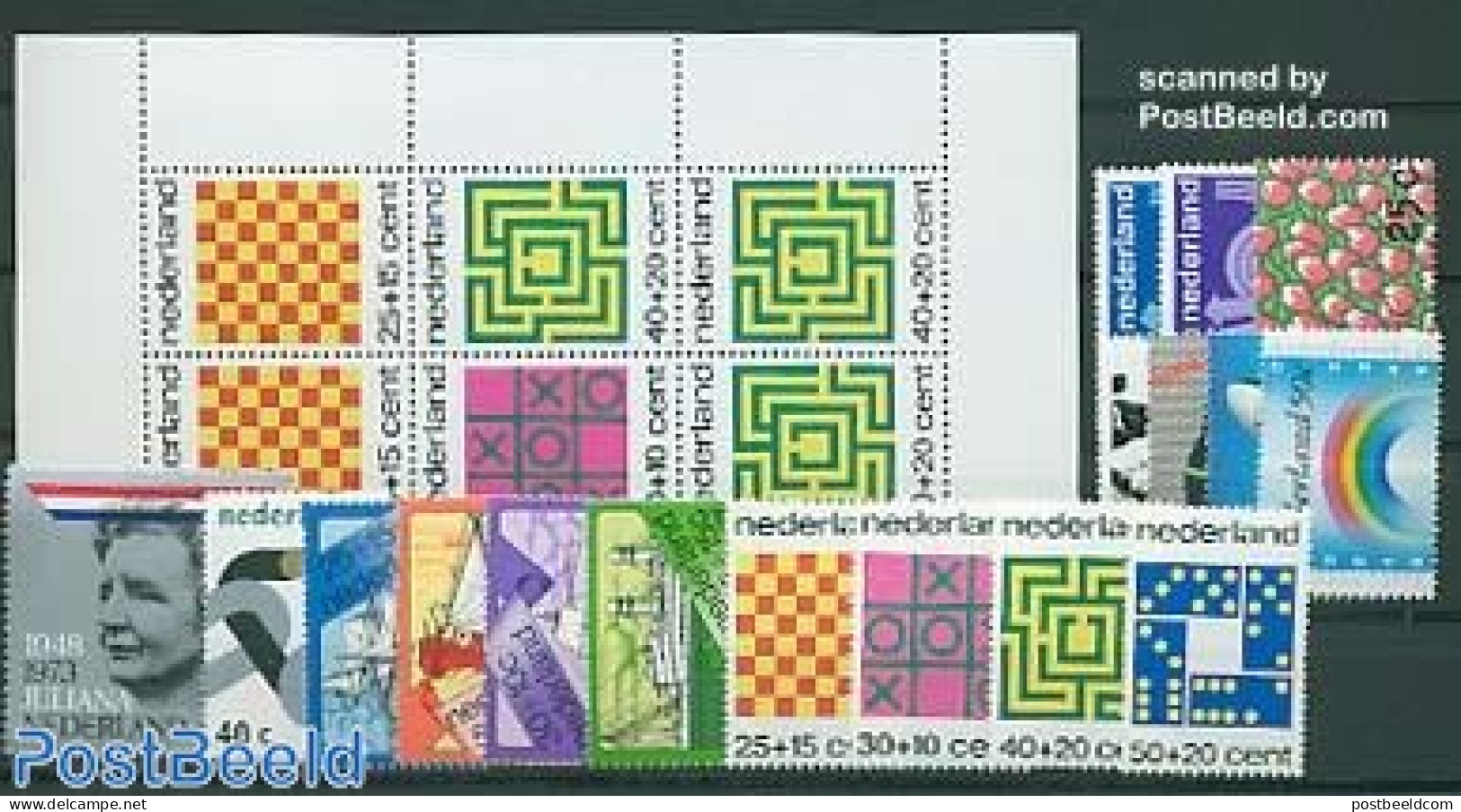 Netherlands 1973 Yearset 1973 (17v+1s/s), Mint NH, Various - Yearsets (by Country) - Unused Stamps
