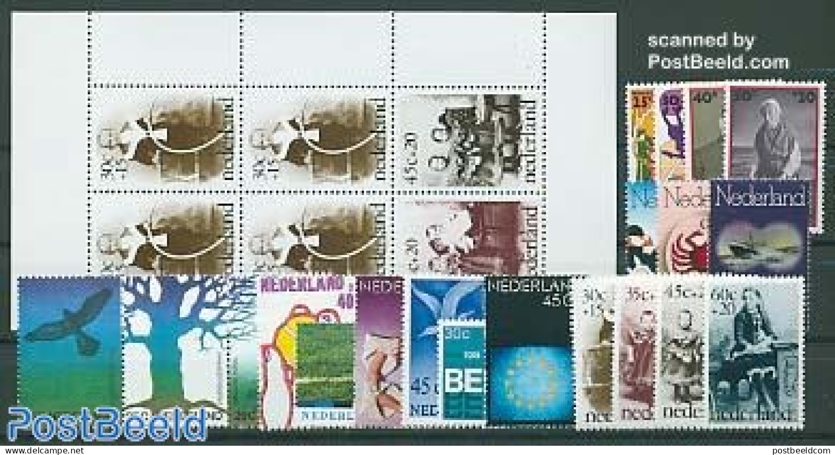 Netherlands 1974 Yearset 1974 (20v+1s/s), Mint NH, Various - Yearsets (by Country) - Neufs