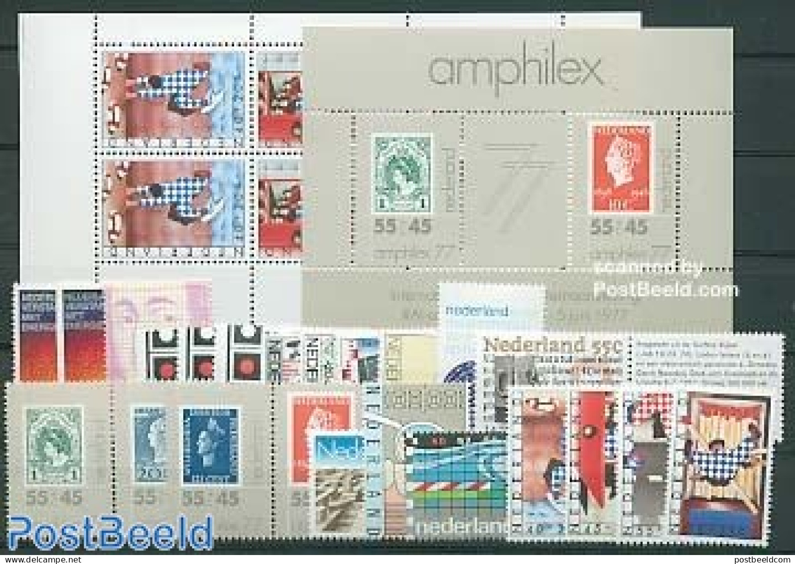 Netherlands 1977 Yearset 1977 (23v+2s/s), Mint NH, Various - Yearsets (by Country) - Neufs