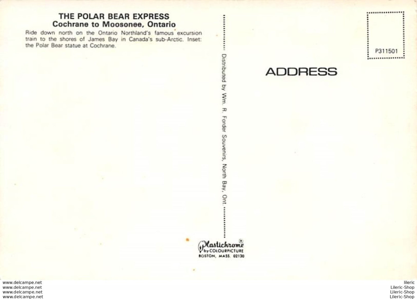 THE POLAR BEAR EXPRESS - COCHRANE TO MOOSONEE, ONTARIO # TRAINS # US - Eisenbahnen