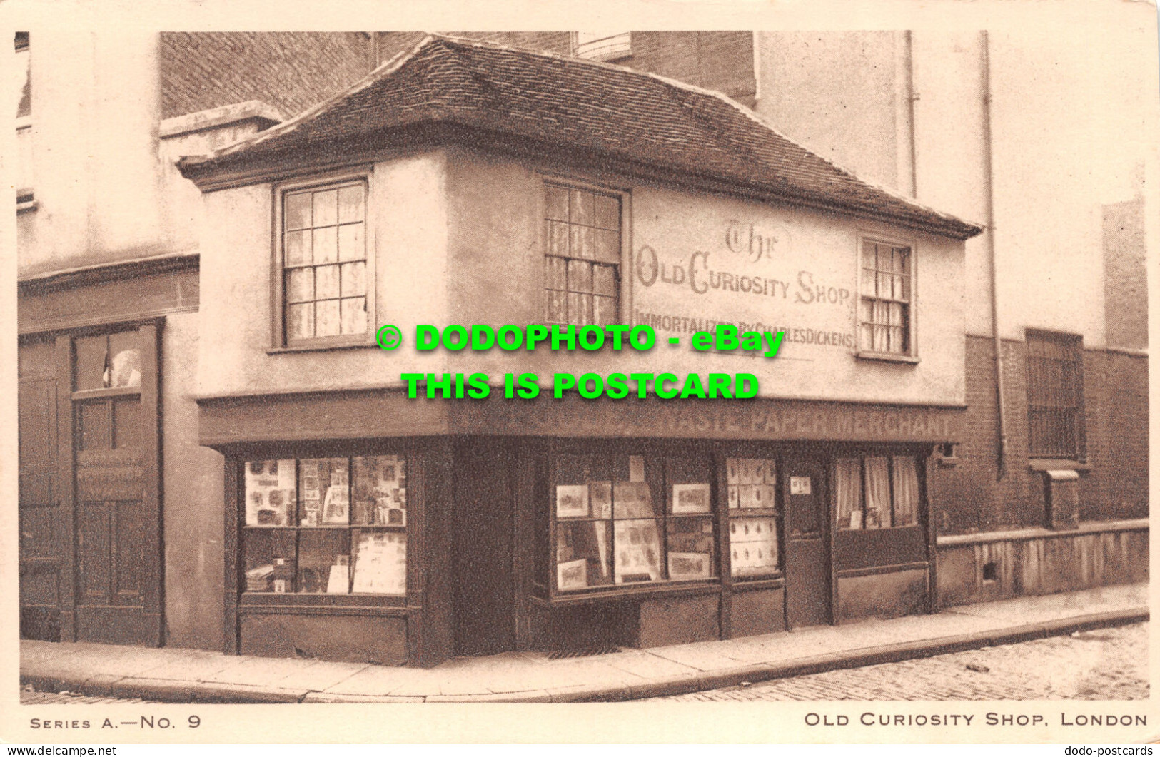 R502887 Series A. No. 9. Old Curiosity Shop. London. St. Pauls Hospital Competit - Other & Unclassified