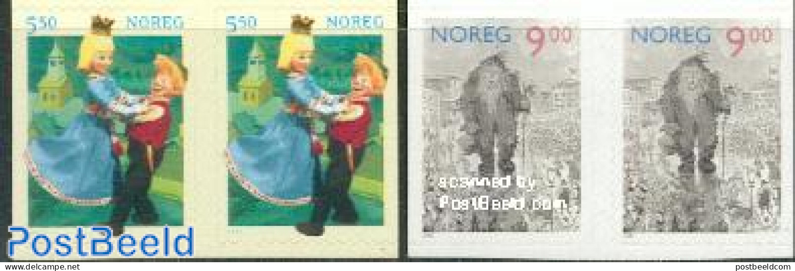 Norway 2002 Fairy Tales, Legends 2x2v S-a, Mint NH, Art - Children's Books Illustrations - Fairytales - Unused Stamps