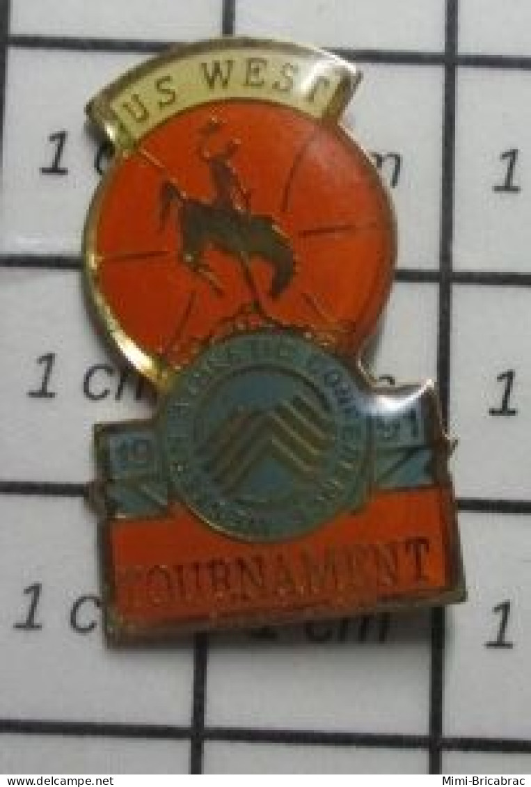 711E Pin's Pins / Beau Et Rare / SPORTS / BASKET-BALL US WEST TOURNAMENT 1990 - Basketball