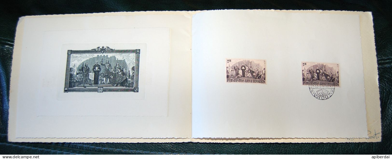 Liechstenstein - Booklet 1942 Serie. Complete Uncommon. - Lettres & Documents