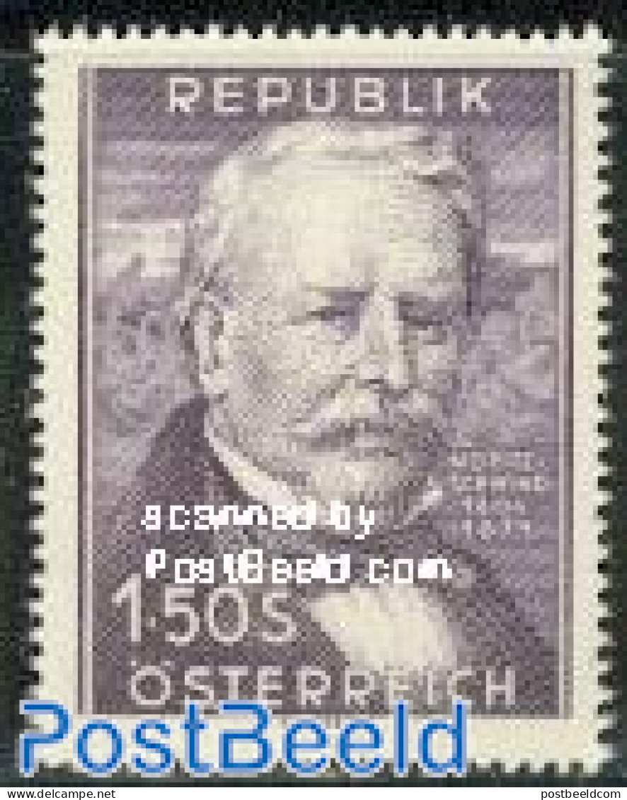 Austria 1954 M. Von Schwind 1v, Mint NH, Art - Self Portraits - Unused Stamps