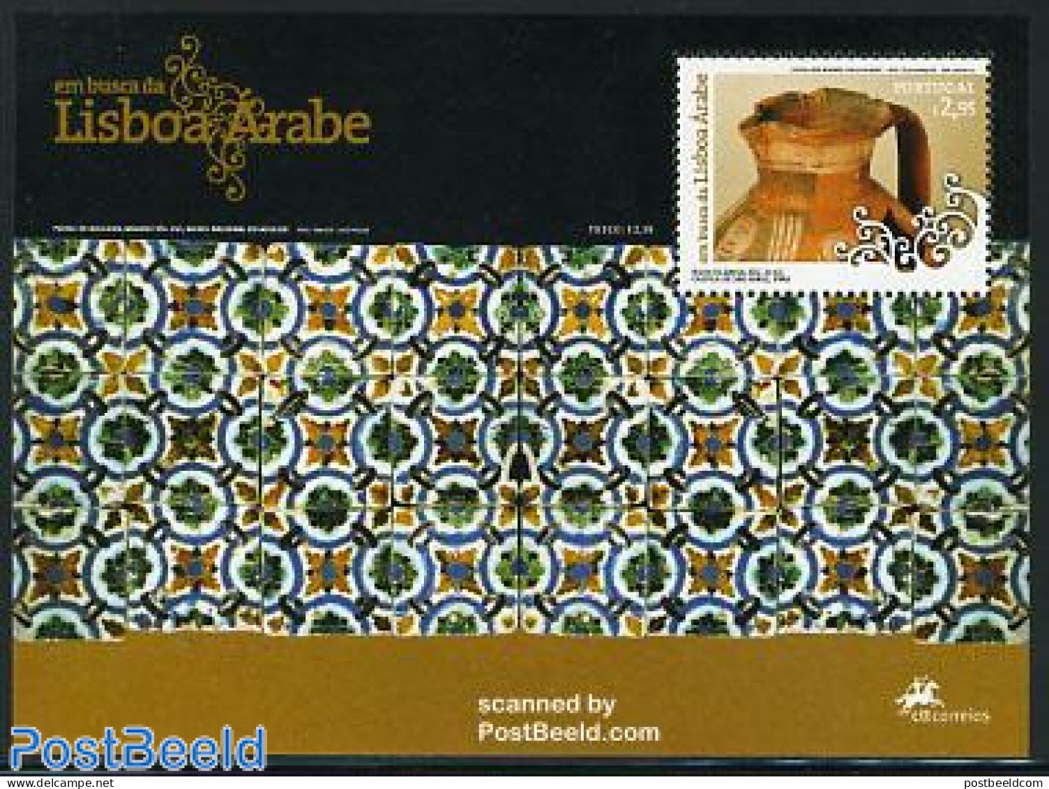 Portugal 2007 Arab Art S/s, Mint NH, Various - Tourism - Art - Ceramics - Unused Stamps