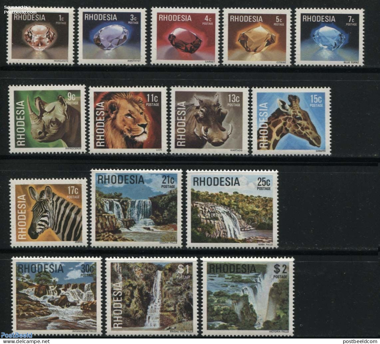 Rhodesia 1978 Definitives 15v, Mint NH, History - Nature - Geology - Animals (others & Mixed) - Cat Family - Giraffe -.. - Sonstige & Ohne Zuordnung