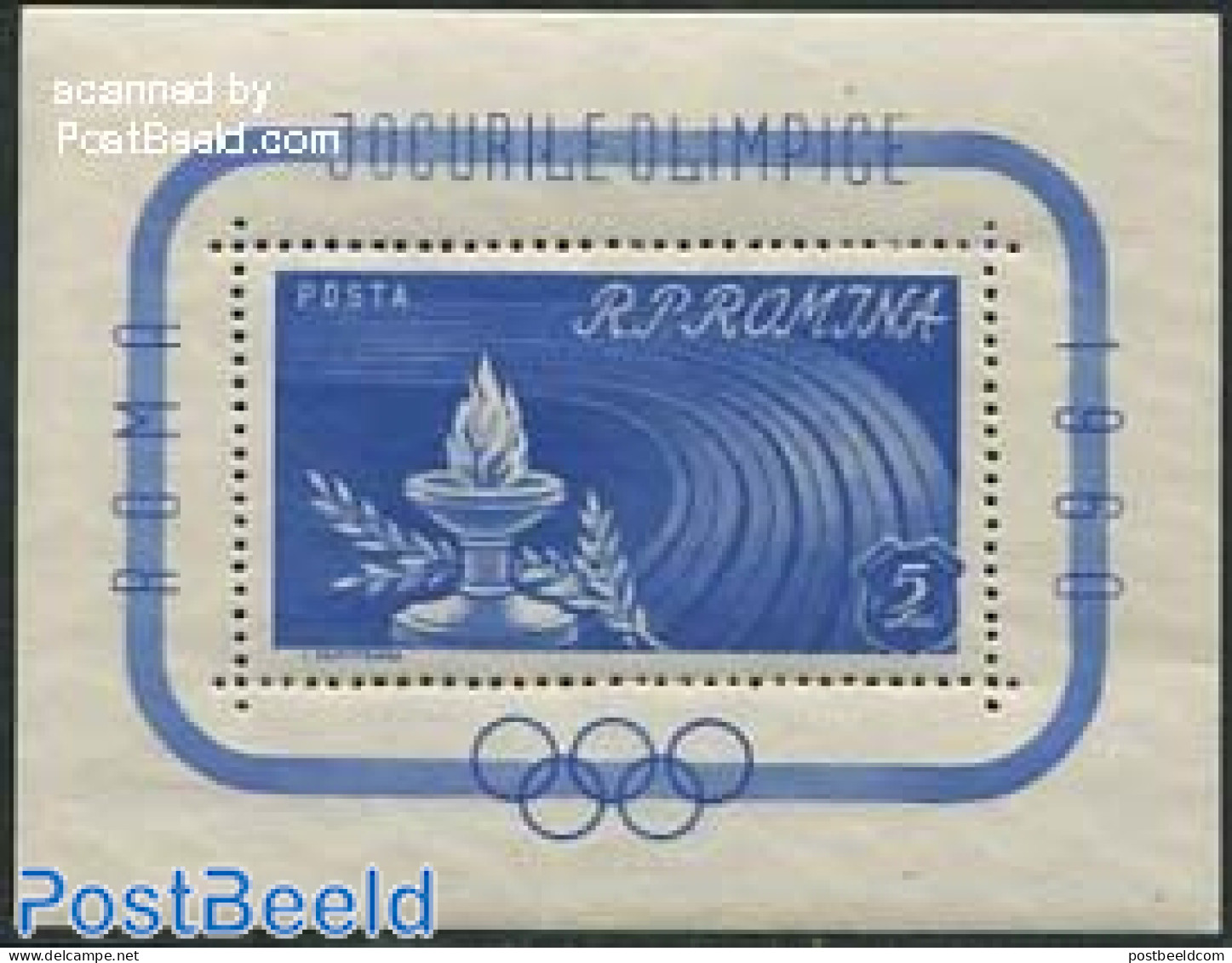 Romania 1960 Olympic Games S/s, Mint NH, Sport - Olympic Games - Unused Stamps