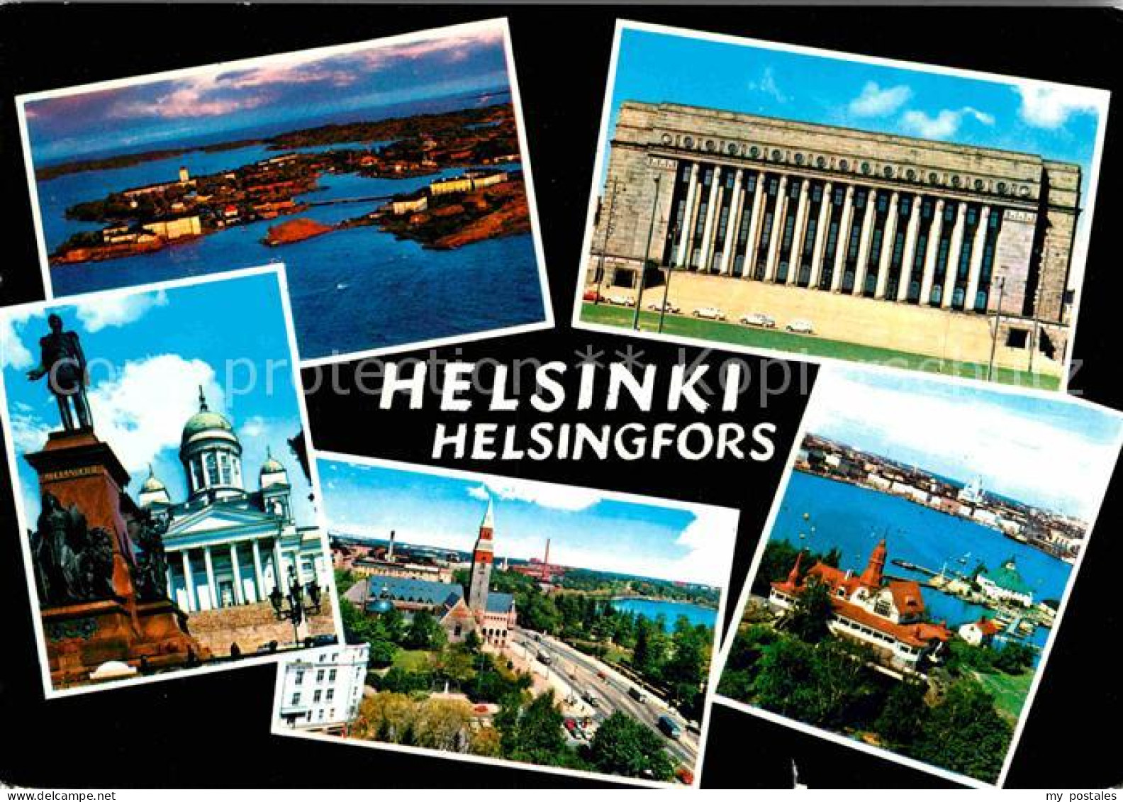 72639101 Helsinki Panorama Palast Denkmal Teilansichten Helsinki - Finlande