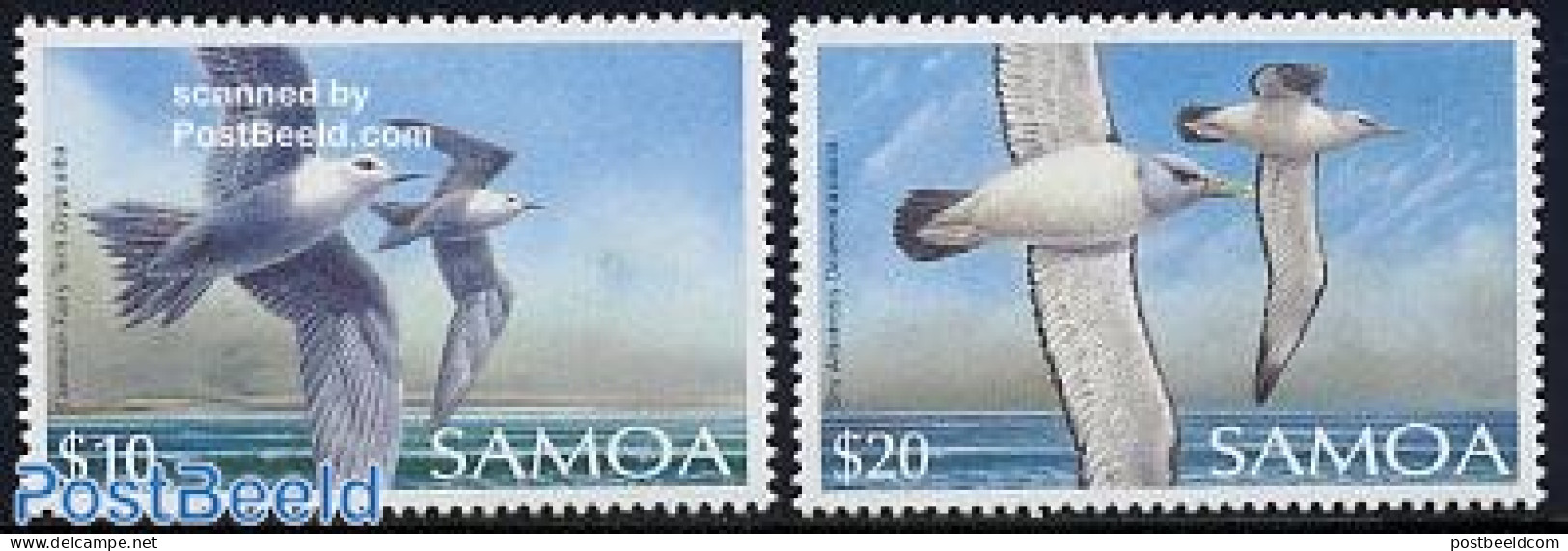 Samoa 1989 Definitives, Birds 2v, Mint NH, Nature - Birds - Samoa (Staat)