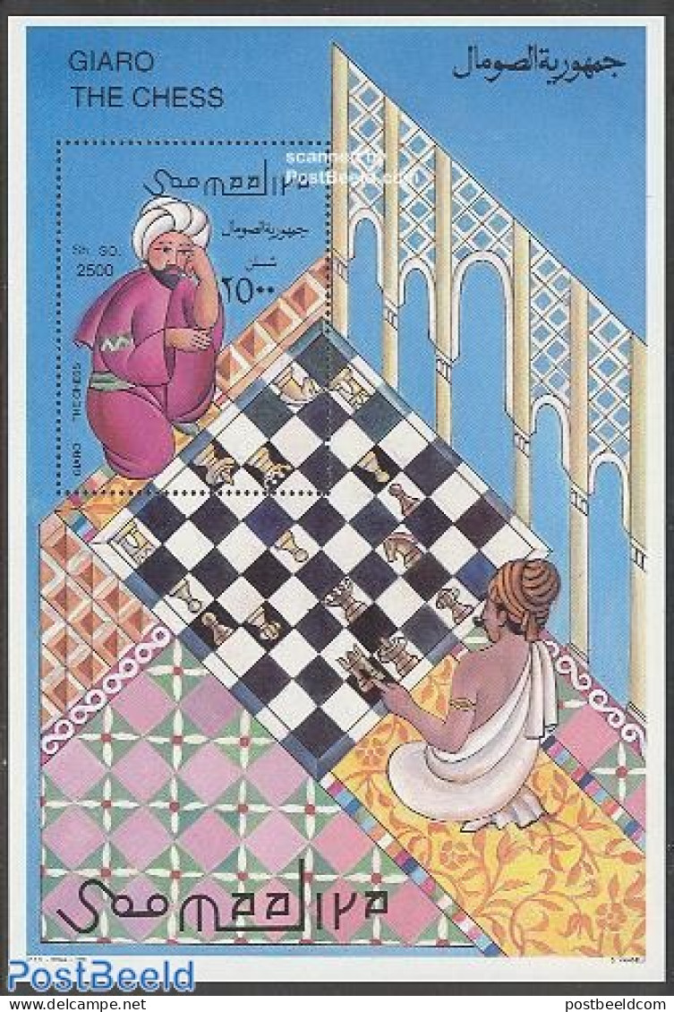 Somalia 1996 Chess S/s, Mint NH, Sport - Chess - Schaken