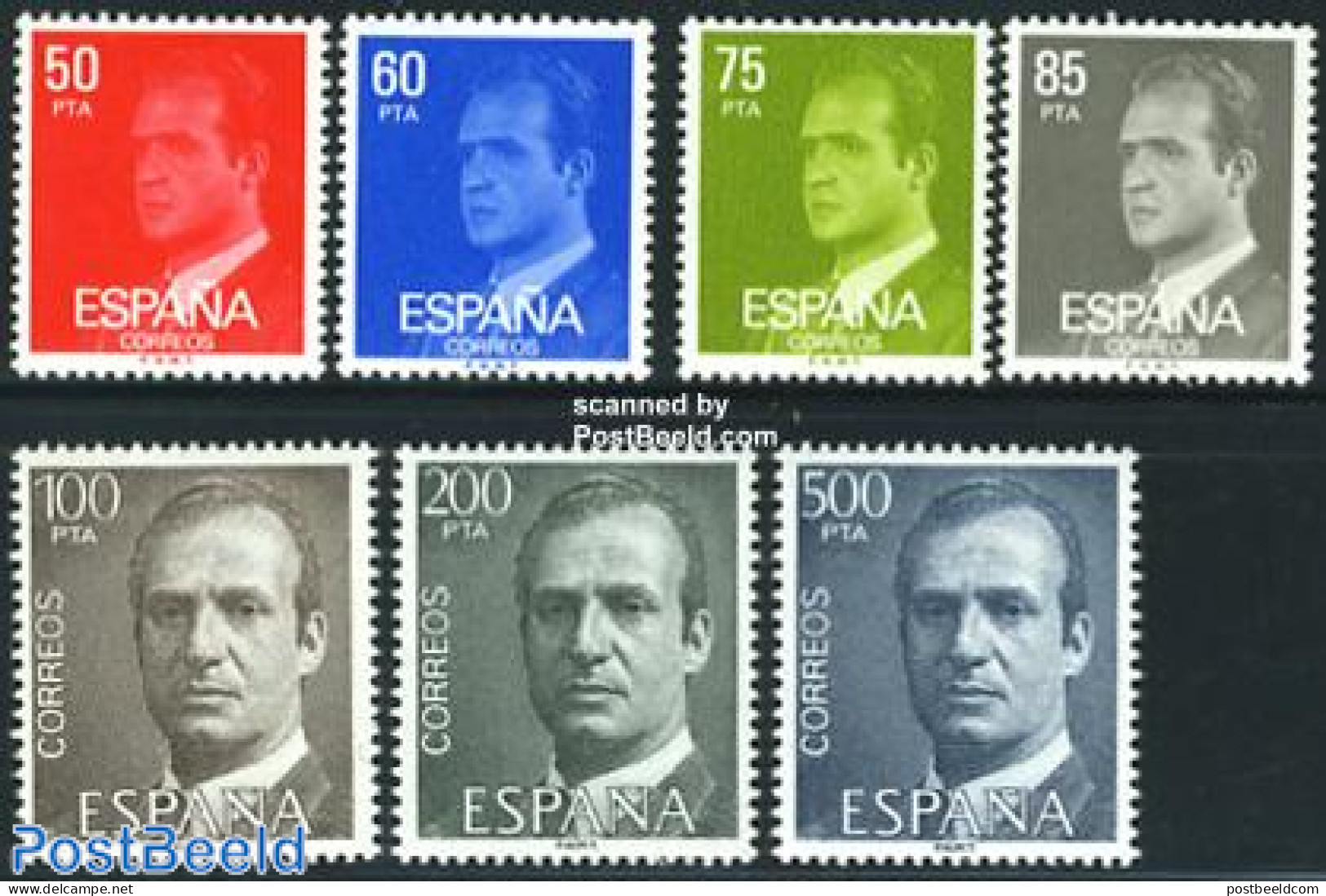Spain 1981 Definitives 7v, Normal Paper, Mint NH - Ungebraucht