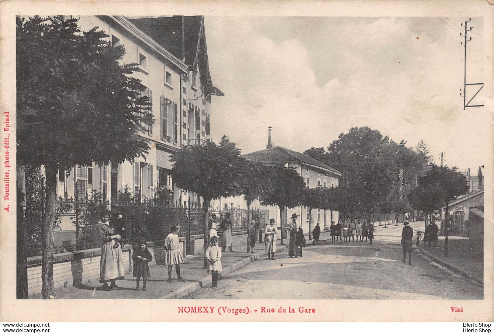 [88]  NOMEXY (Vosges). Rue De La Gare 1917 - Nomexy