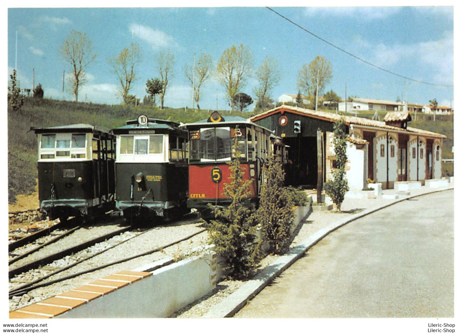 [82] MONCLAR-DE-QUERCY - 3 Cpm CHEMIN DE FER TOURISTIQUE DES LACS DE MONCLAR (CFTLM) - Montclar De Quercy