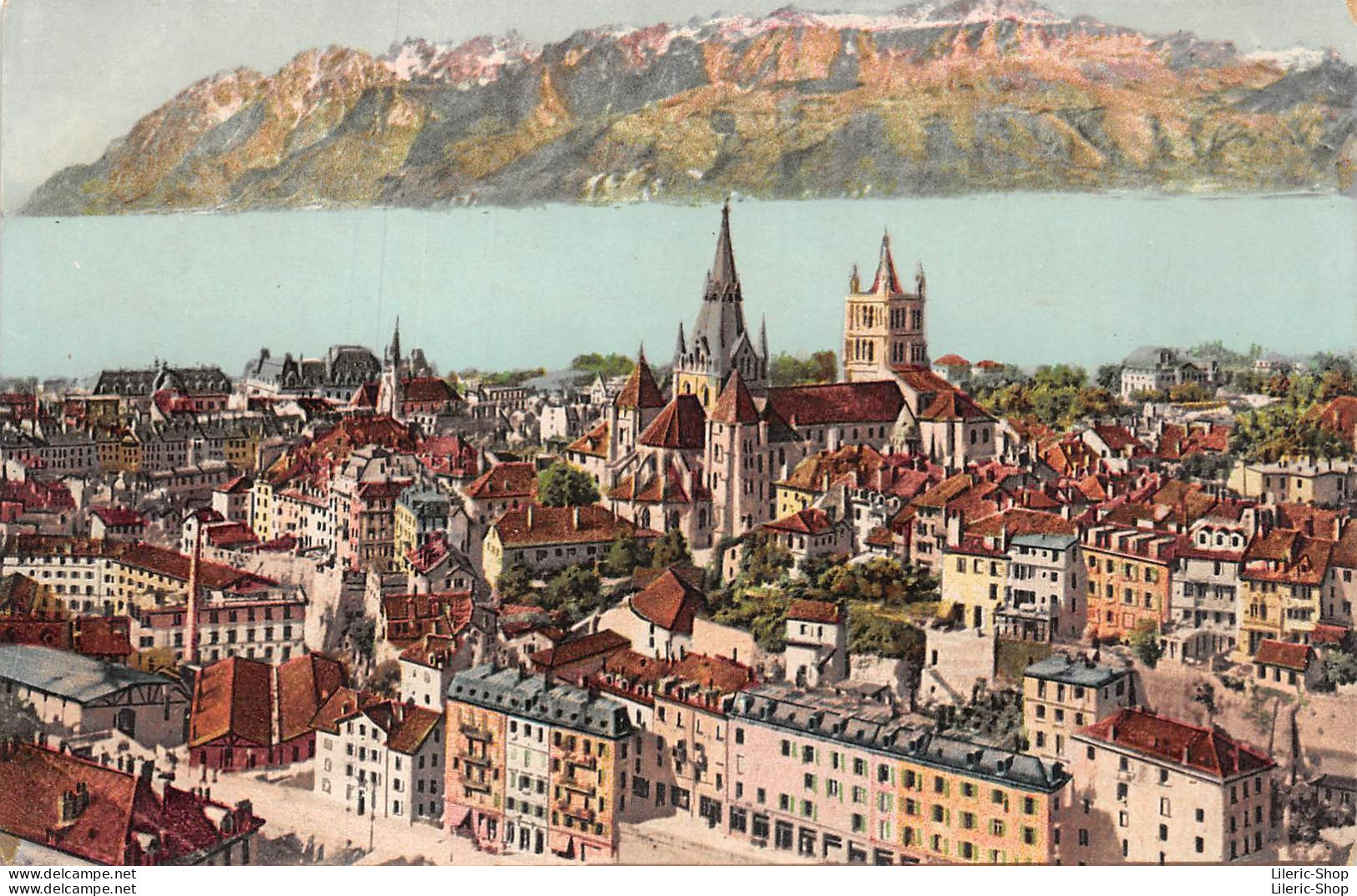 Lausanne Et Les Alpes De Savoie. Cpa - Lausanne