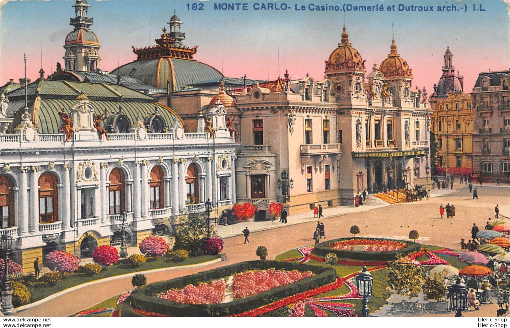 MONTE CARLO- Le Casino. (Demerlé Et Dutroux Arch.-) I.L - Casino