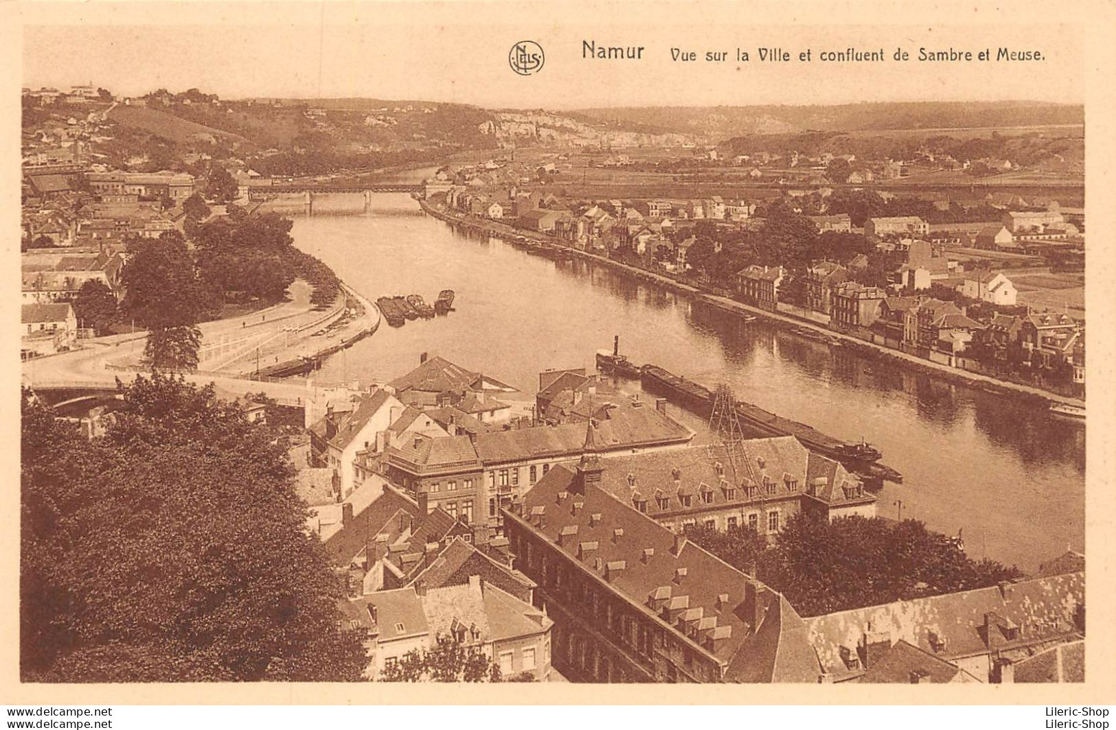 Belgique > Namur Vue Sur La Ville Et Confluent De Sambre Et Meuse. - Namur