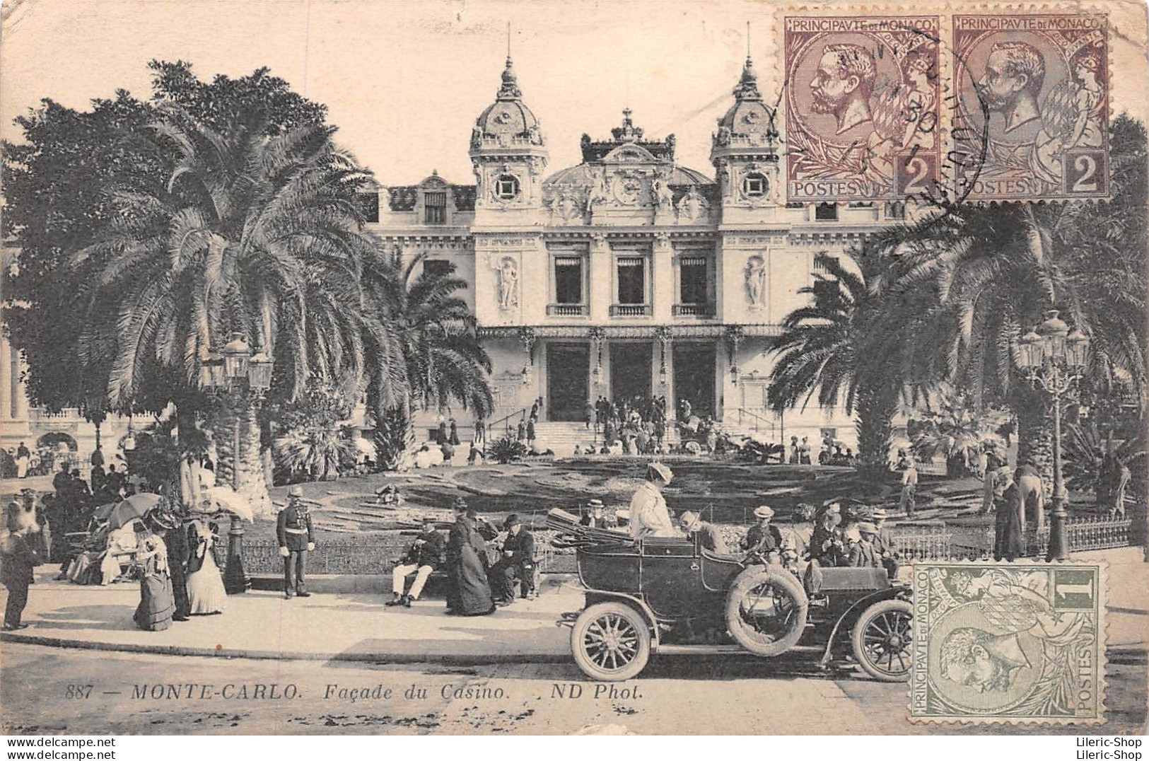 MONTE-CARLO. Façade Du Casino. ND Phot.# Automobile - Casino