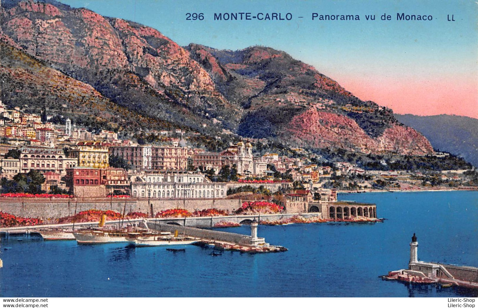 MONTE-CARLO Panorama Vu De Monaco LL - Monte-Carlo