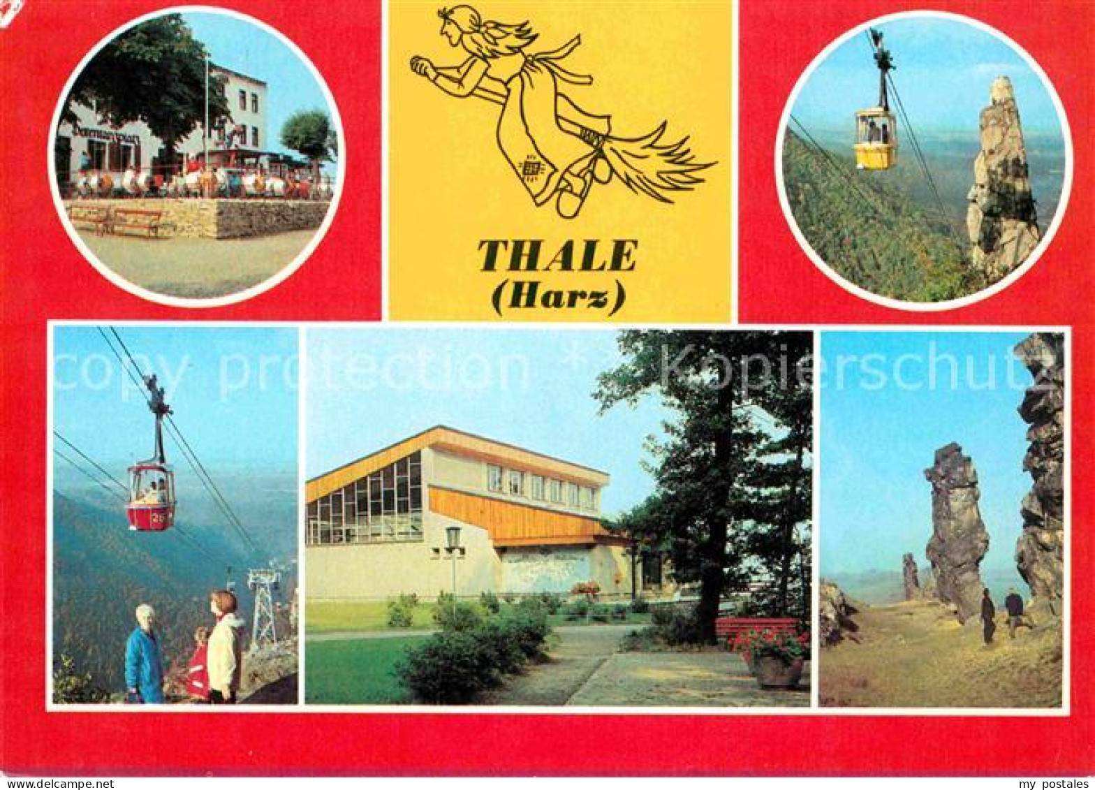 72639030 Thale Harz Hexentanzplatz Luftseilbahn Bergstation  Thale - Thale