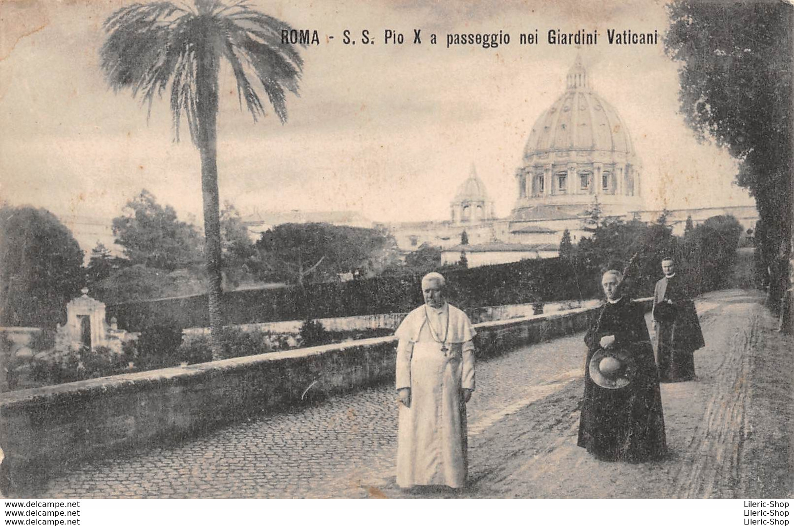 RELIGIONE CATTOLICA ◙ VATICAN ◙ ROMA ◙ PAPA ◙ S. S. Pio X A Passeggio Nei Giardini Vaticani - Vatikanstadt