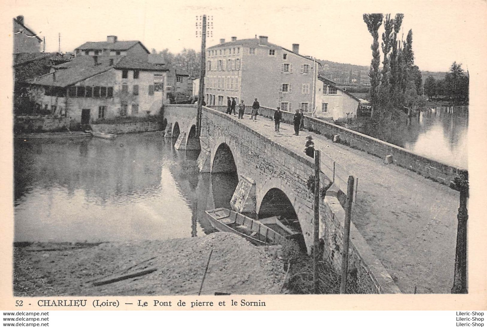 CHARLIEU (Loire) - Le Pont De Pierre Et Le Sornin ◙ Edition Papeterie Moderne  Charlieu - Charlieu