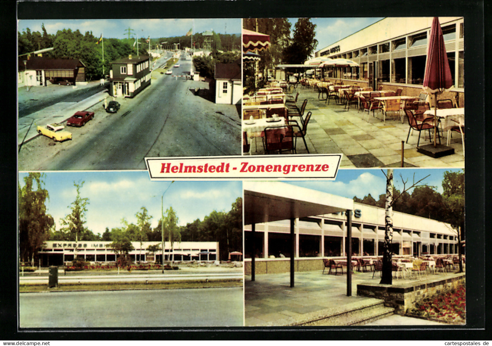 AK Helmstedt, Restaurant Express-Imbiss An Der Zonengrenze  - Customs
