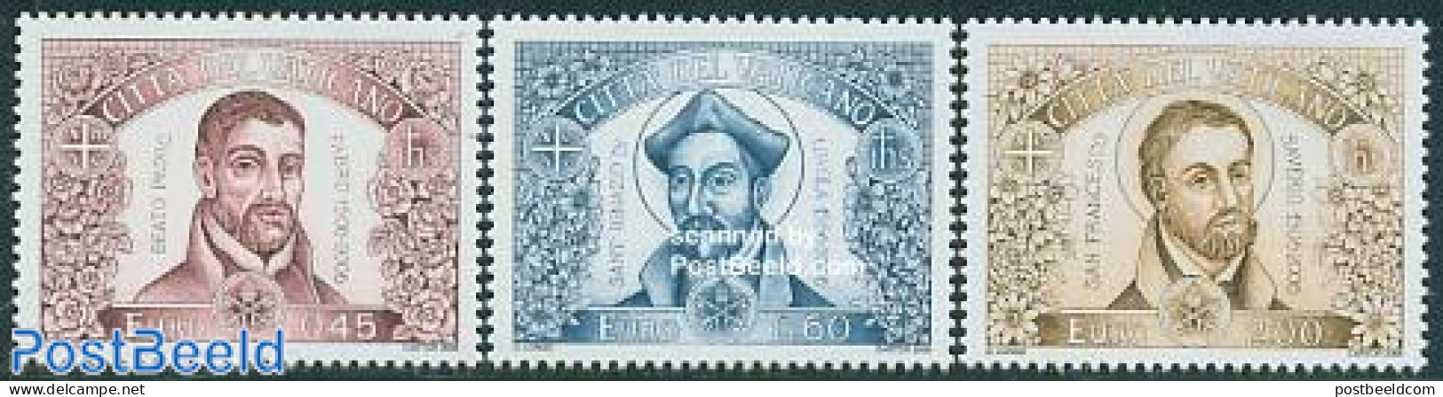 Vatican 2006 Loyola, Saverio, Fabro 3v, Mint NH, Religion - Religion - Unused Stamps