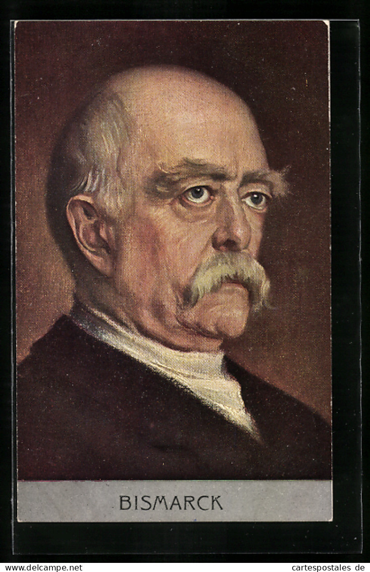 AK Bismarck, Portrait Des Fürsten  - Historical Famous People