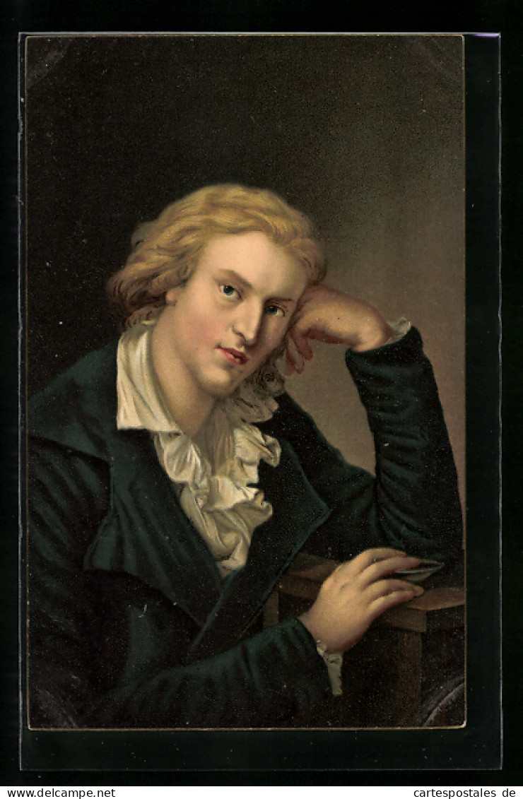 Künstler-AK Portrait Des Komponisten Friedrich Von Schiller  - Schriftsteller