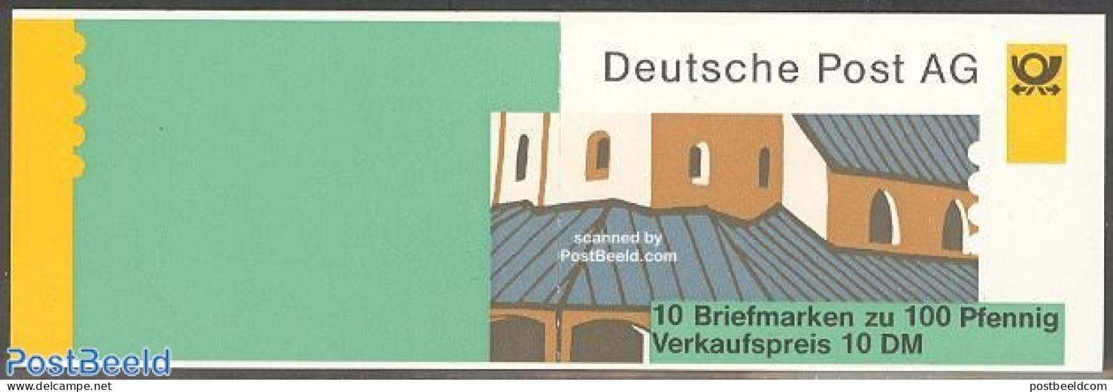 Germany, Federal Republic 1995 Altotting Booklet, Mint NH, Religion - Churches, Temples, Mosques, Synagogues - Stamp B.. - Unused Stamps
