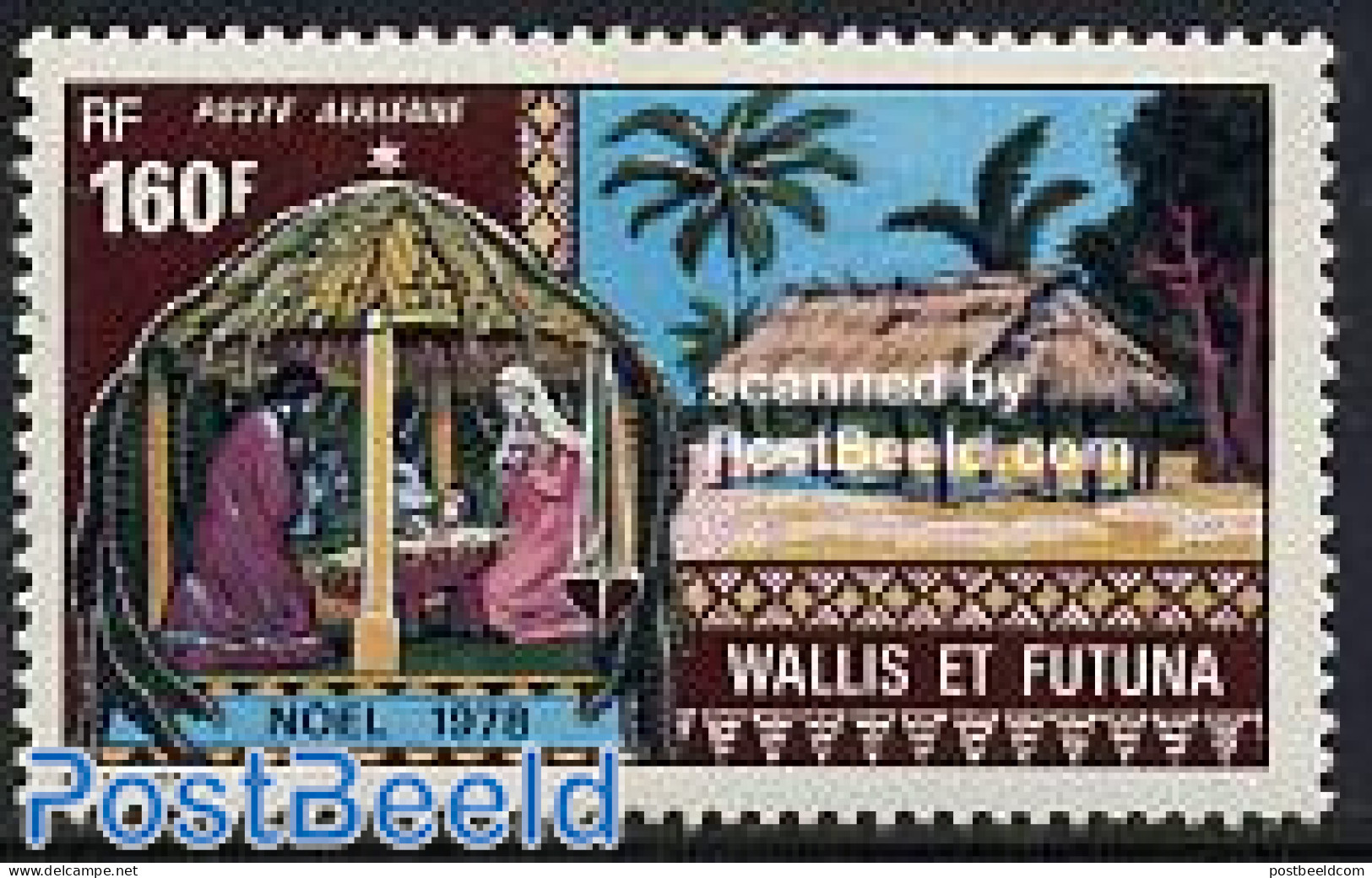 Wallis & Futuna 1978 Christmas 1v, Mint NH, Religion - Christmas - Christmas
