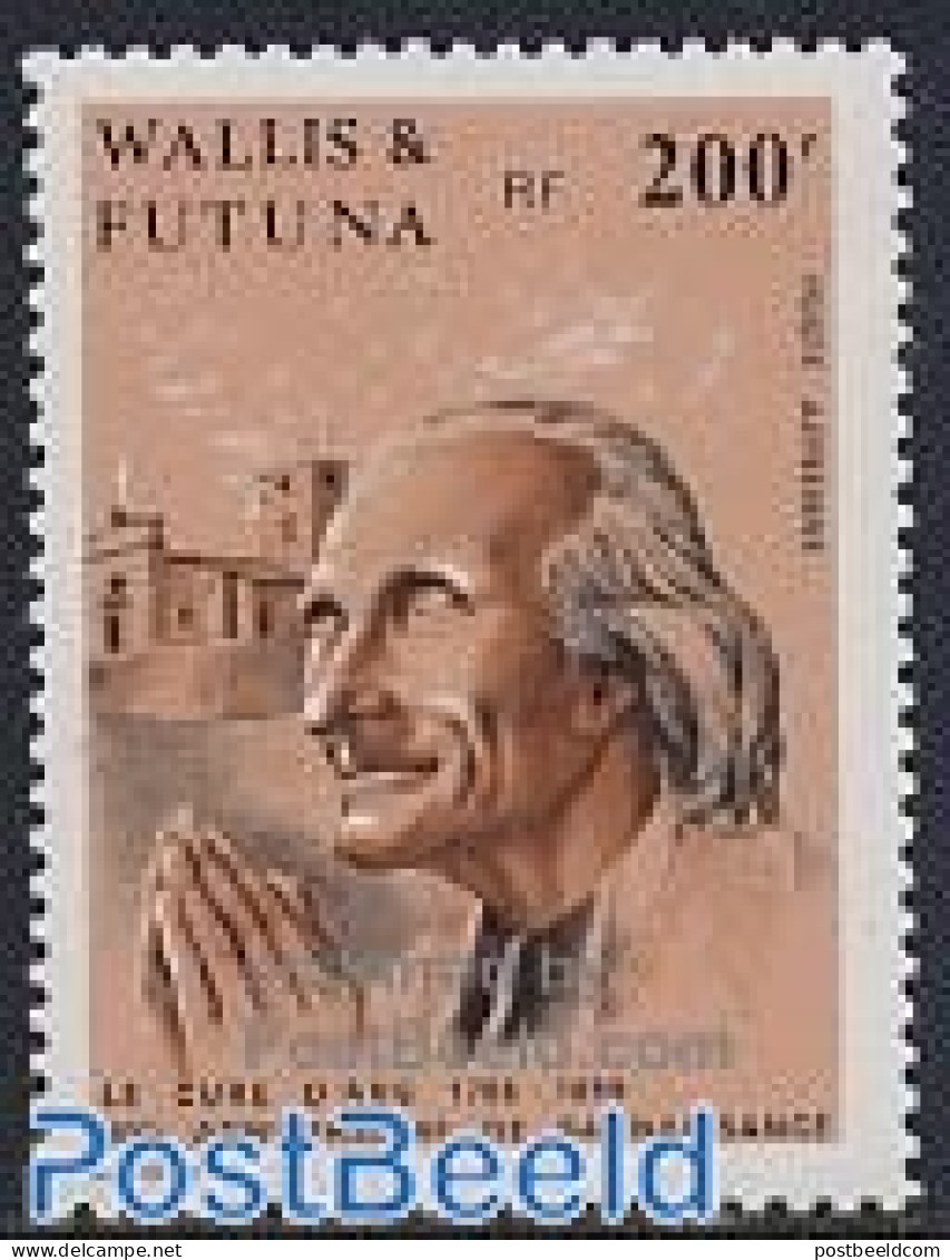 Wallis & Futuna 1986 J.B.M. Vianney 1v, Mint NH, Religion - Religion - Sonstige & Ohne Zuordnung