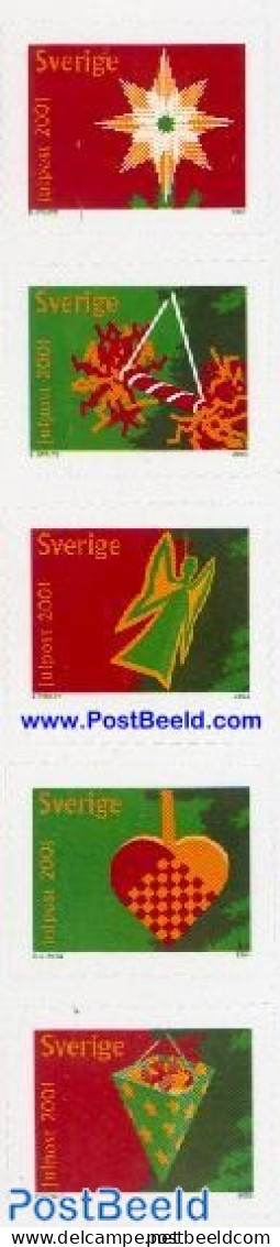 Sweden 2001 Christmas 5v S-a, Mint NH, Religion - Christmas - Ungebraucht