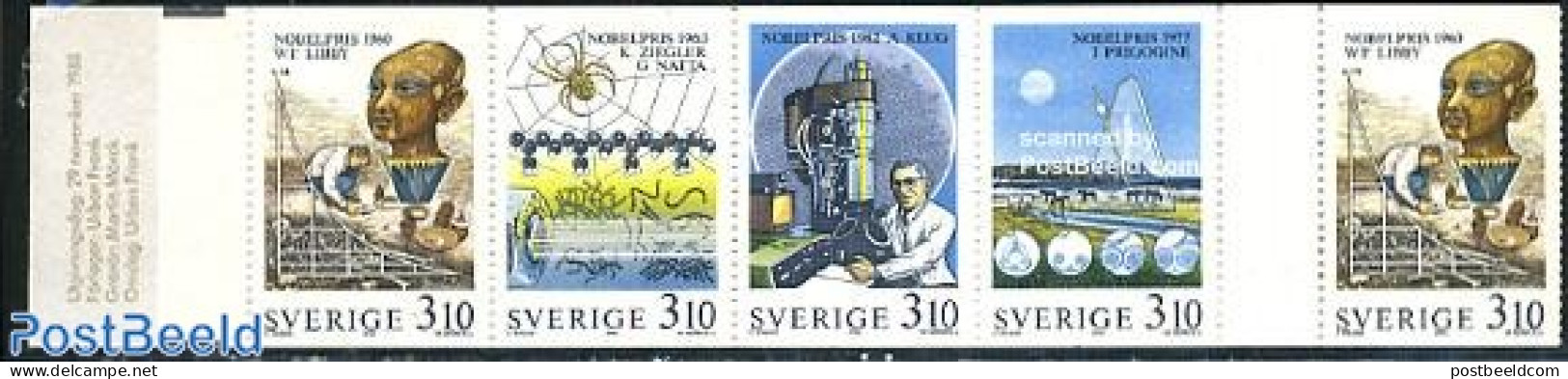 Sweden 1988 Nobel Prize Winners Booklet, Mint NH, History - Nature - Archaeology - Nobel Prize Winners - Insects - Sta.. - Ungebraucht