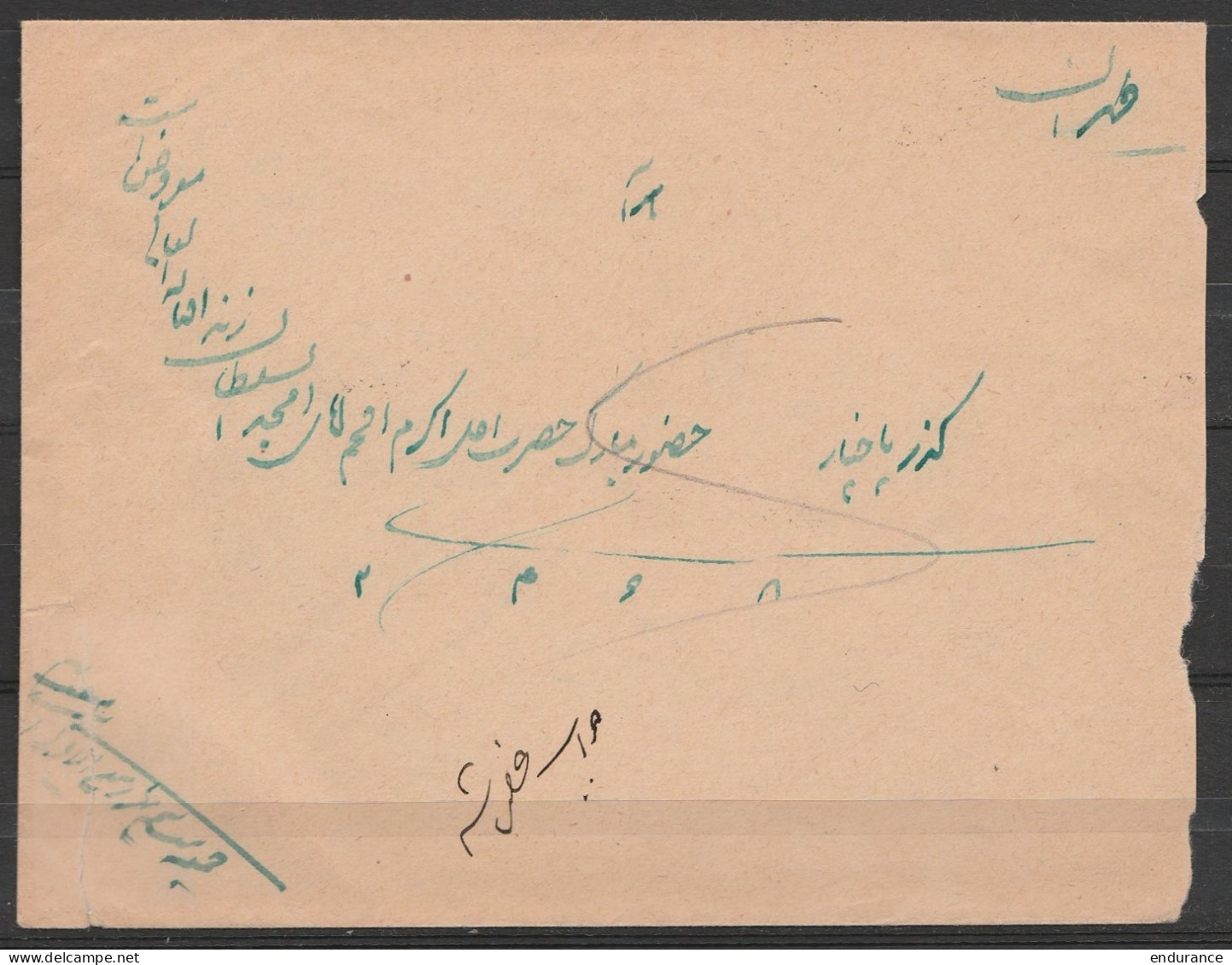 Iran - L. Affr. 2x3ch Càd KAZVIN /17-4-1909 (voir Scans) - Iran