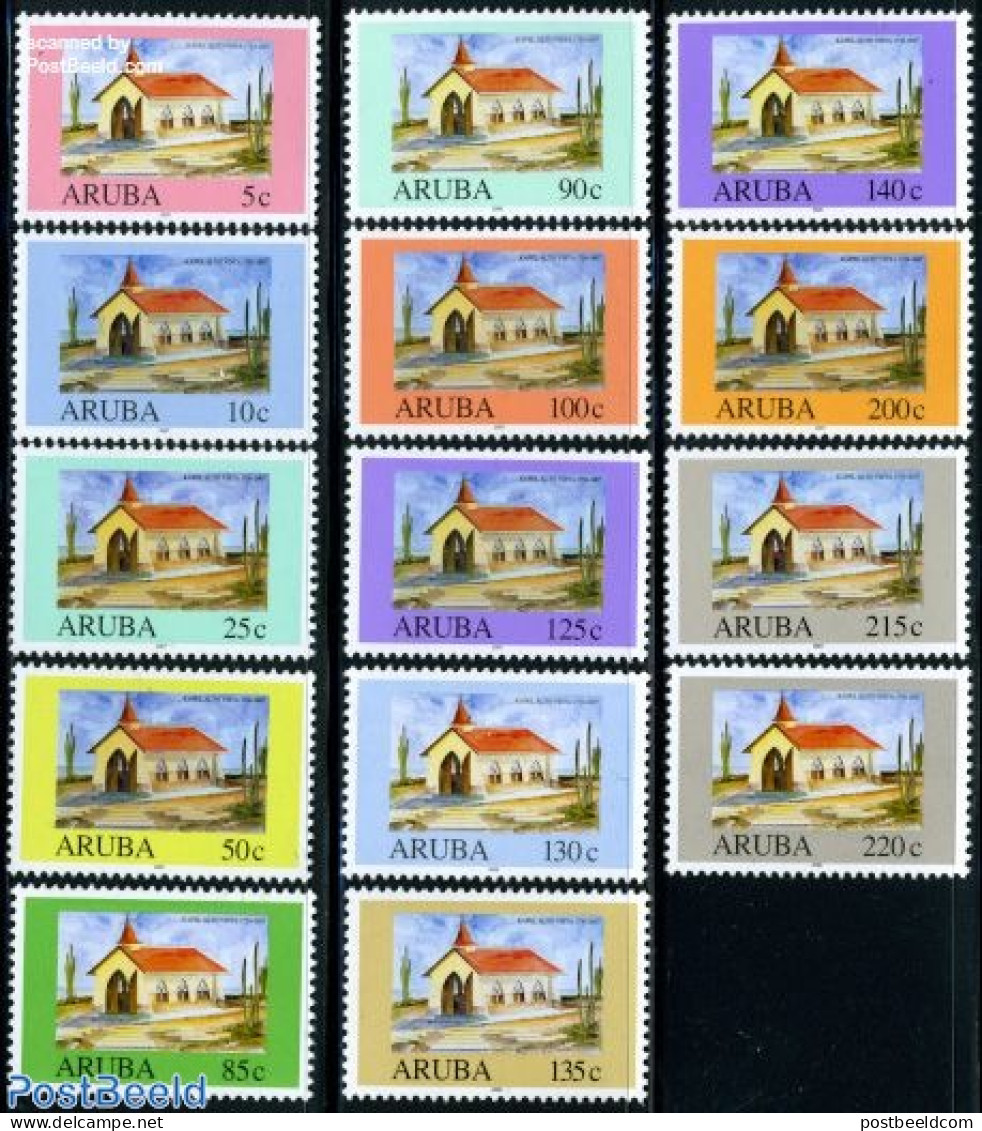 Aruba 2009 Definitives 14v (years: 2007,2008,2009), Mint NH, Religion - Churches, Temples, Mosques, Synagogues - Kirchen U. Kathedralen