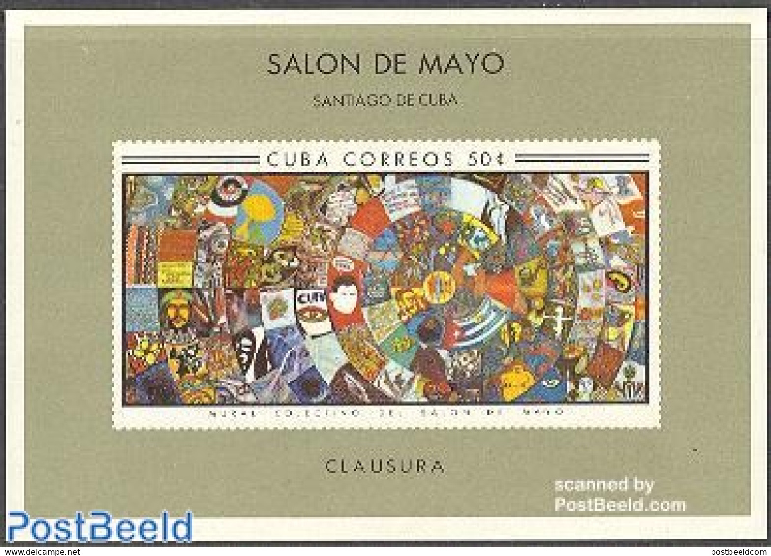 Cuba 1967 Salon De Mayo S/s, Mint NH, Art - Modern Art (1850-present) - Neufs