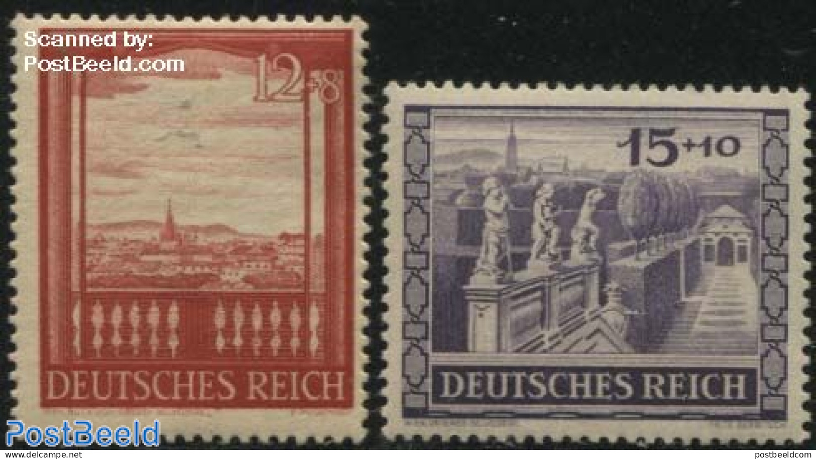 Germany, Empire 1941 Vienna Fair 2v, Mint NH - Neufs