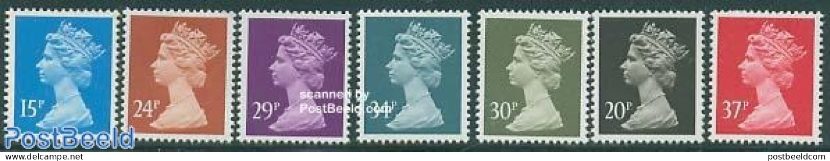 Great Britain 1989 Definitives 7v, Mint NH - Neufs