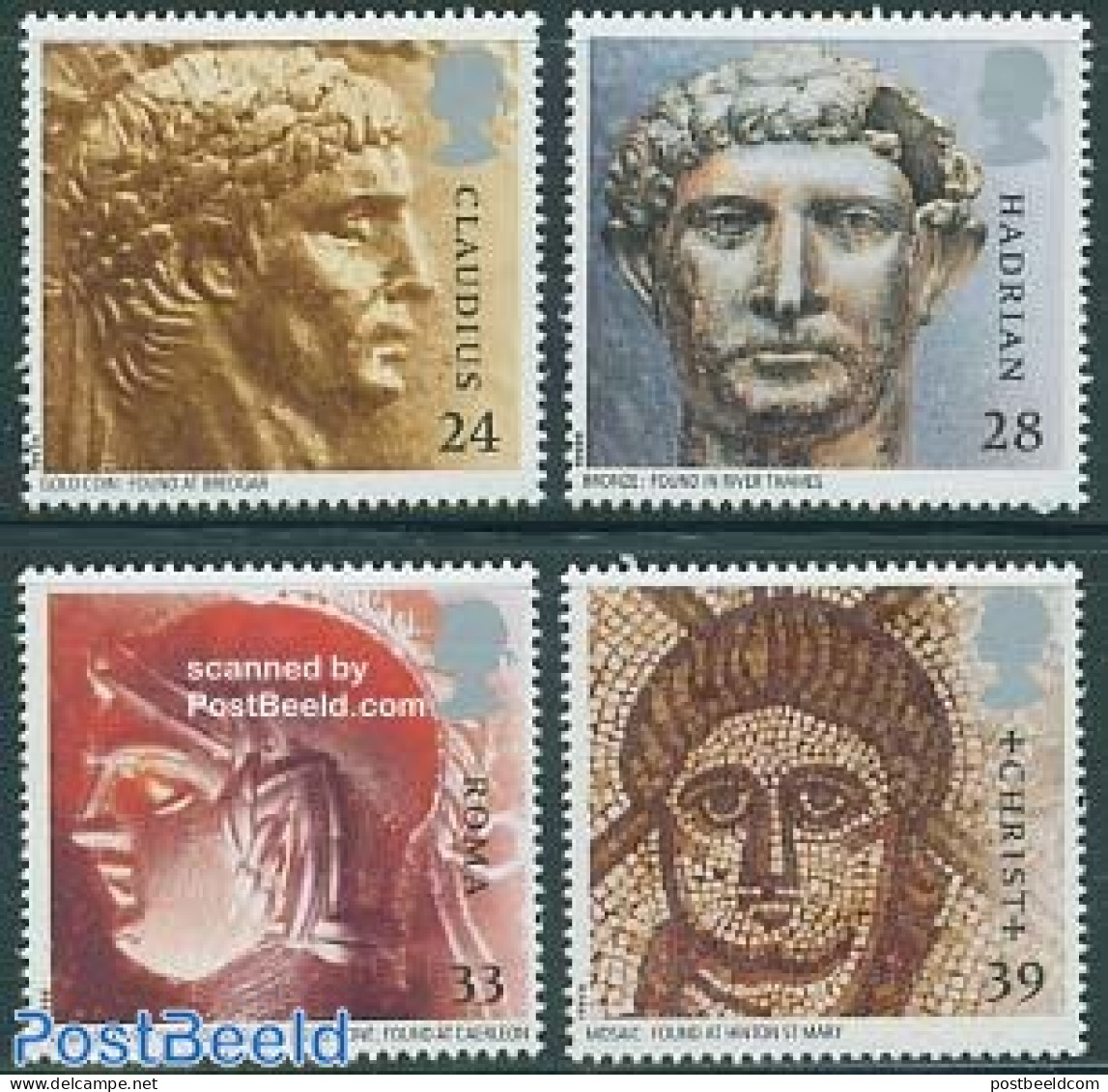 Great Britain 1993 Roman Britain 4v, Mint NH, History - Archaeology - Unused Stamps