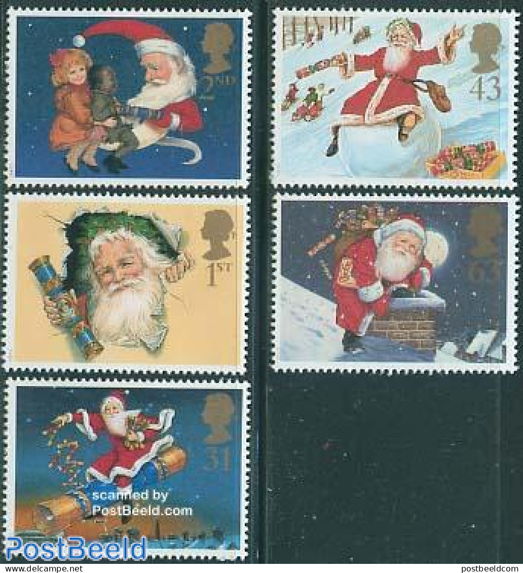 Great Britain 1997 Christmas 5v, Mint NH, Religion - Christmas - Autres & Non Classés