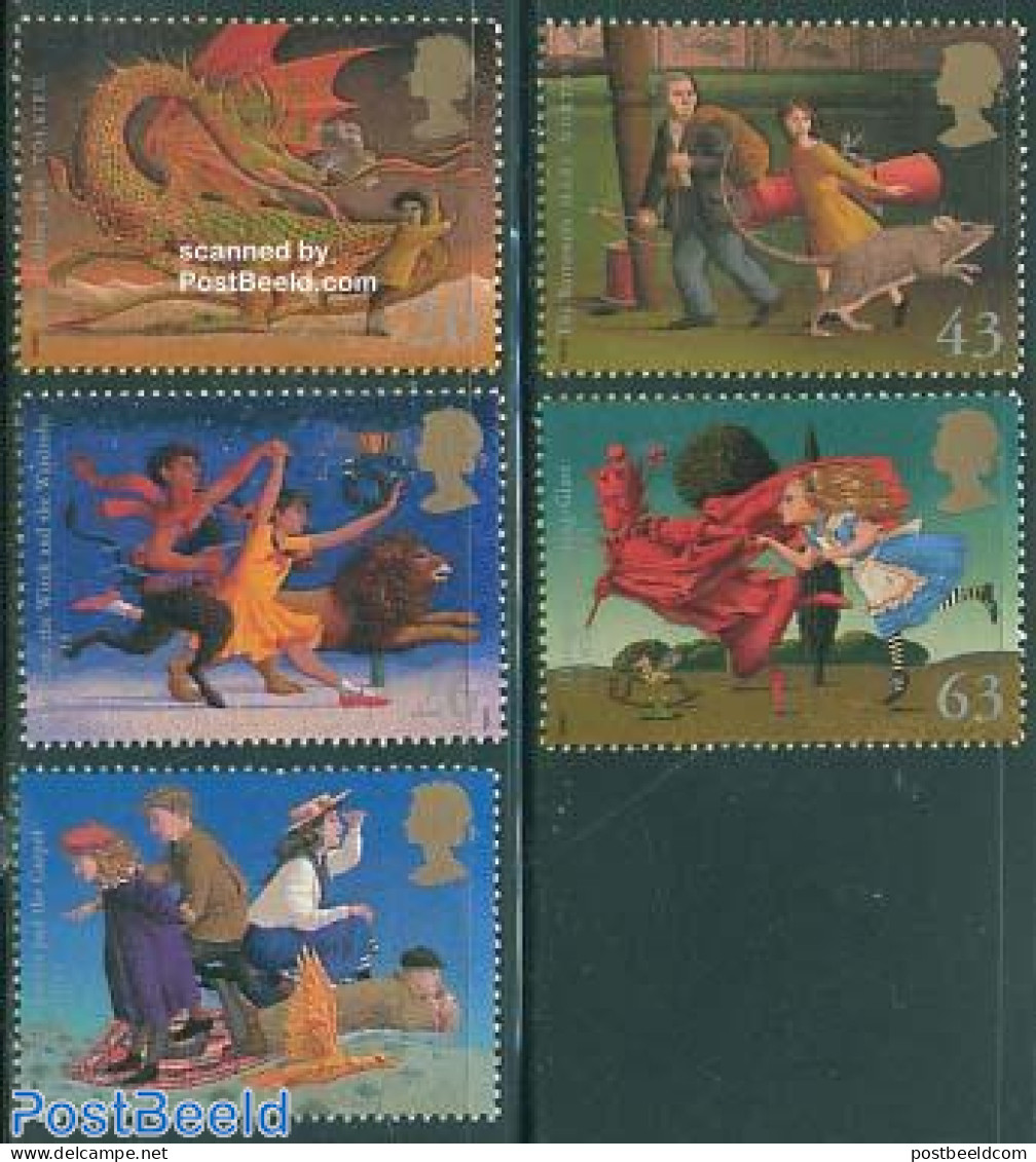 Great Britain 1998 Youth Literature 5v, Mint NH, Art - Children's Books Illustrations - Science Fiction - Other & Unclassified