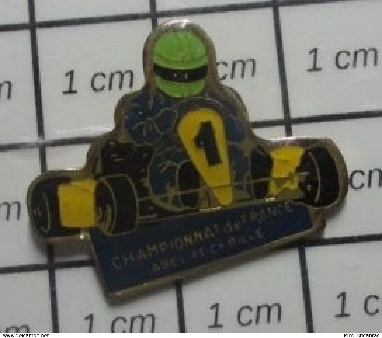 711E Pins Pin's / Rare & Belle Qualité SPORTS /  KARTING N°1 ABEL ET CYRILLE - Car Racing - F1