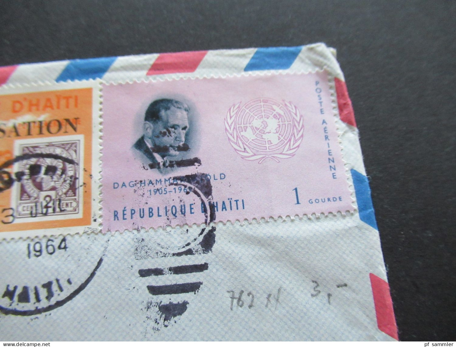Republique D'Haiti / Haiti 1964 Via Air Mail Luftpost Absender Wolfgang Peter Grässl / Persönlich & Vertraulich - Haïti