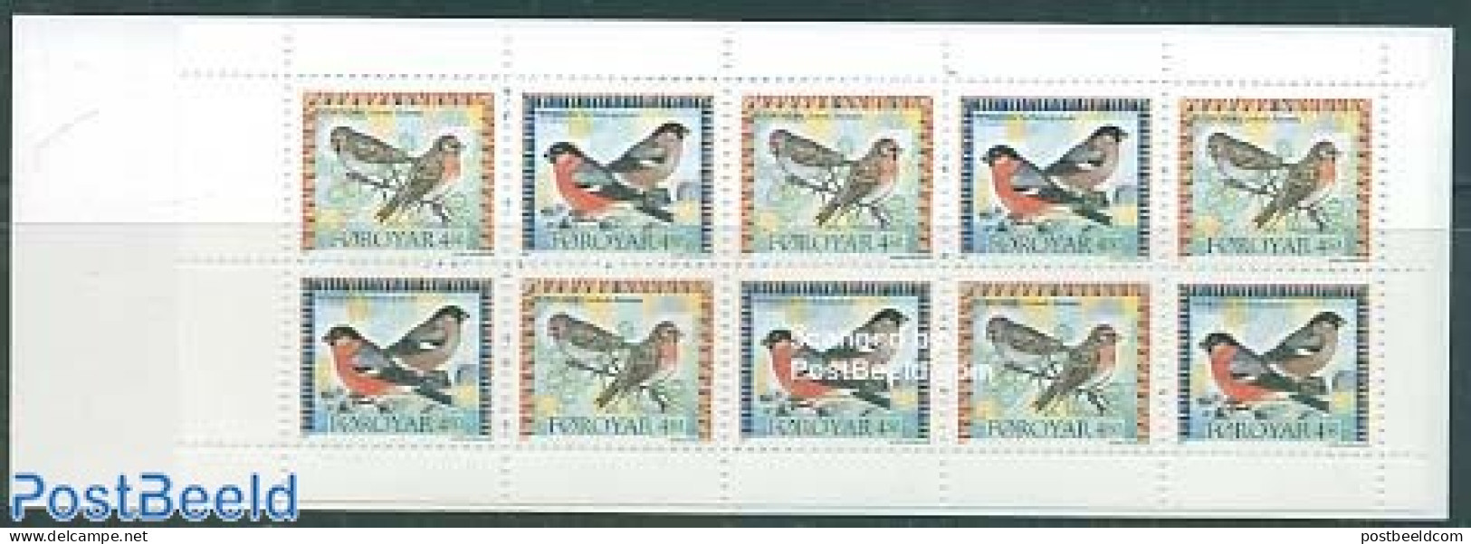 Faroe Islands 1997 Migrating Birds Booklet, Mint NH, Nature - Birds - Stamp Booklets - Non Classés