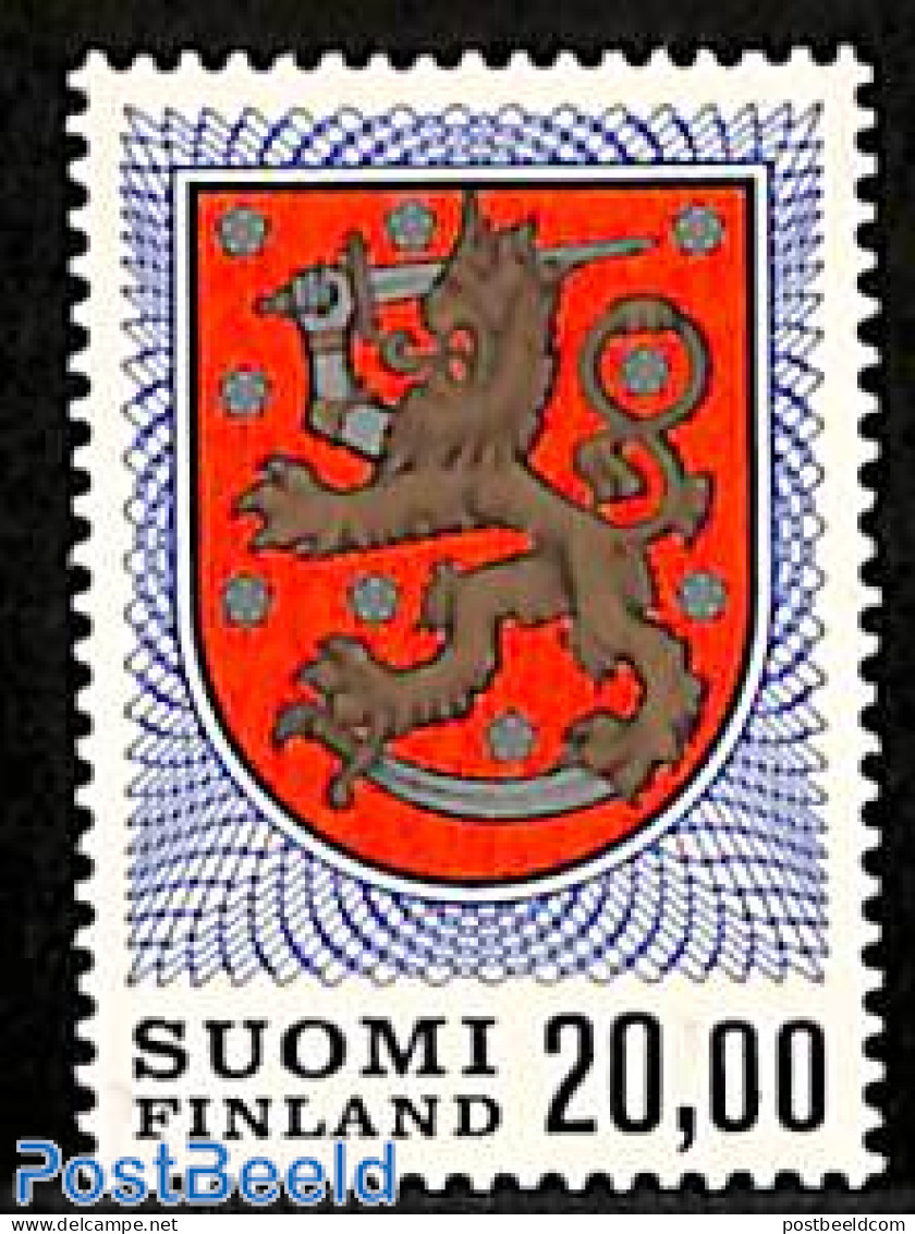 Finland 1978 Definitive 1v, Phosphor, Mint NH, History - Coat Of Arms - Neufs